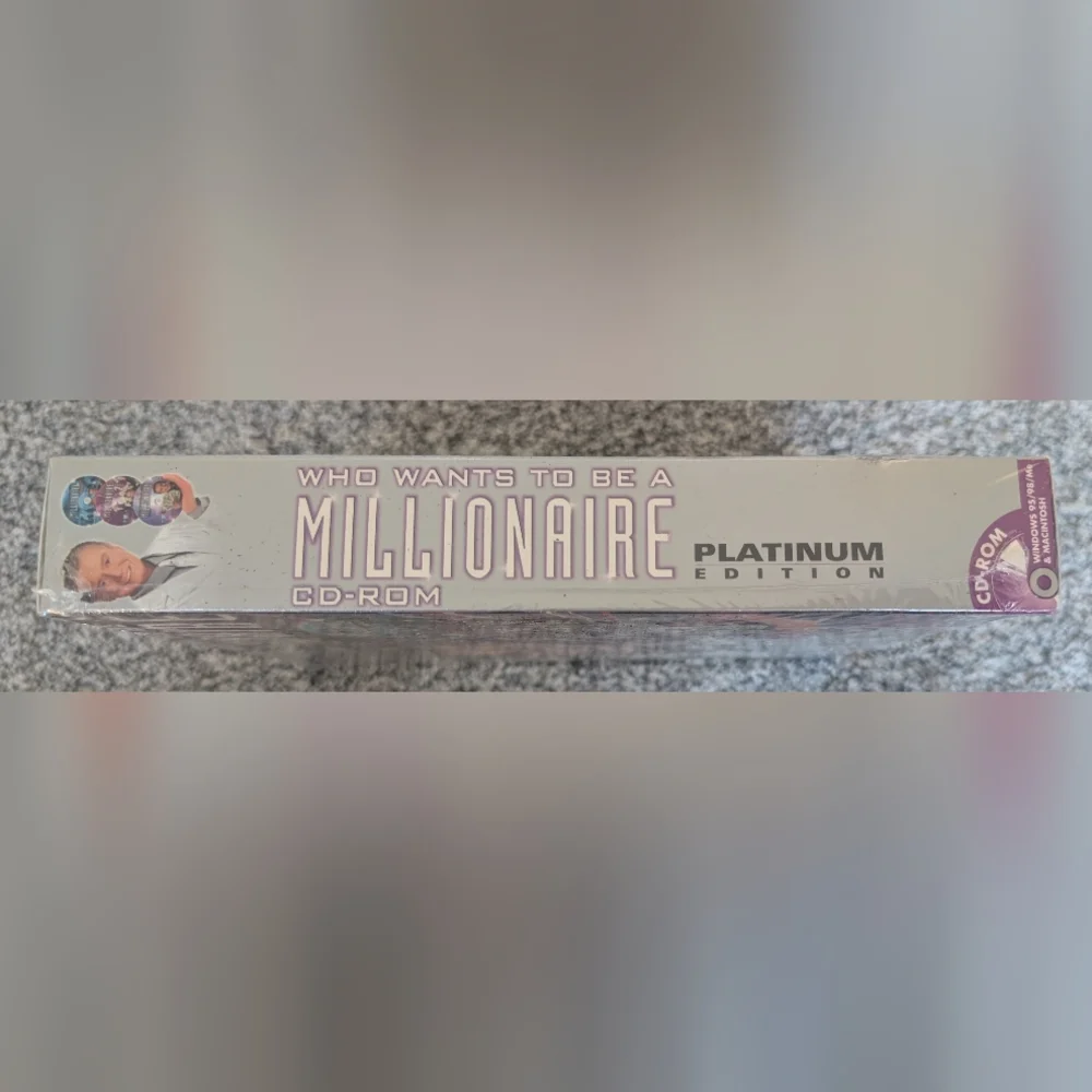 New Sealed 3 Disc CD ROM Platinum Edition Who Wants To Be A Millionaire Regis